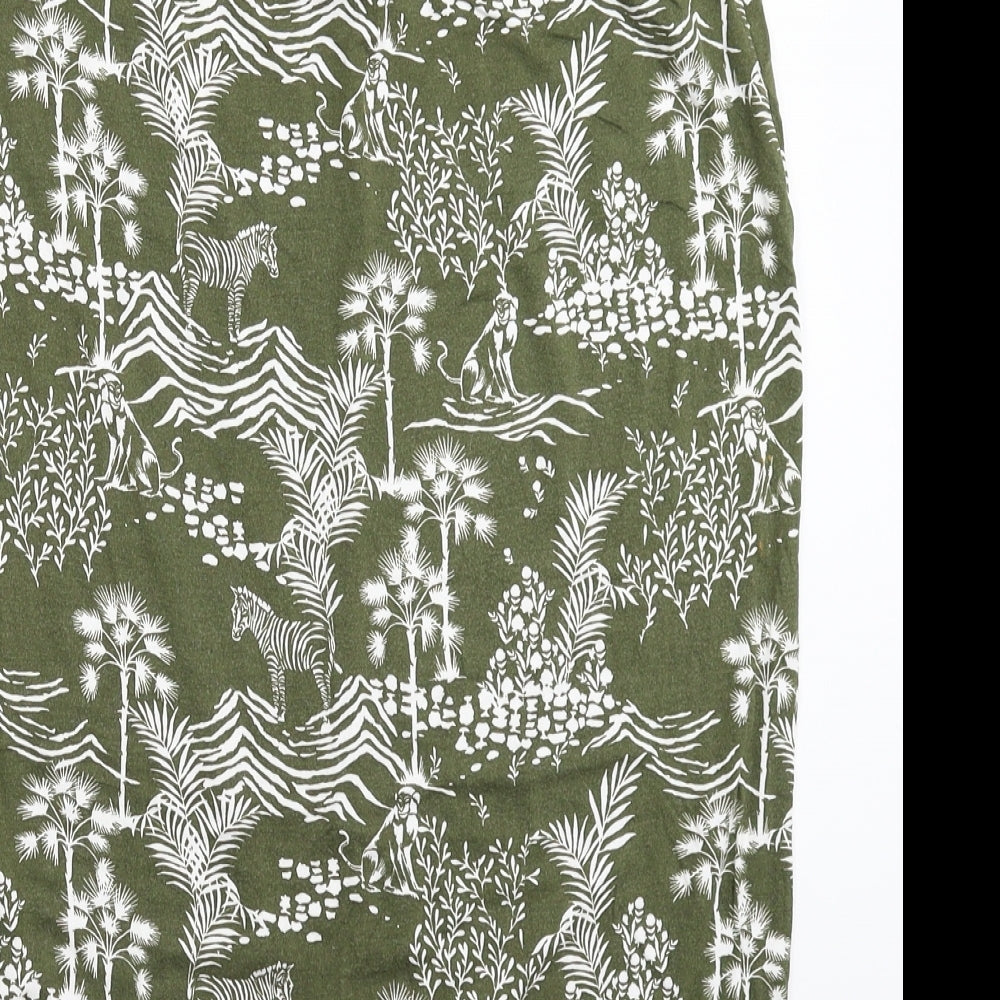 Peacocks Womens Green   Straight & Pencil Skirt Size 14