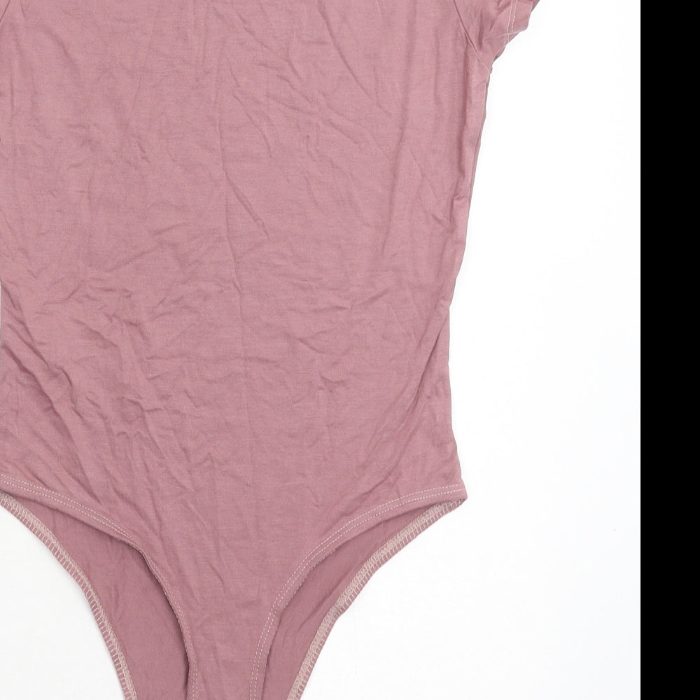 As You Womens Grey   Bodysuit One-Piece Size 10
