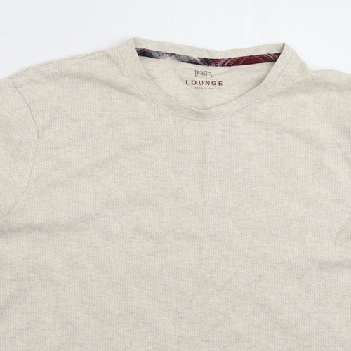 F&F Mens Beige    T-Shirt Size L