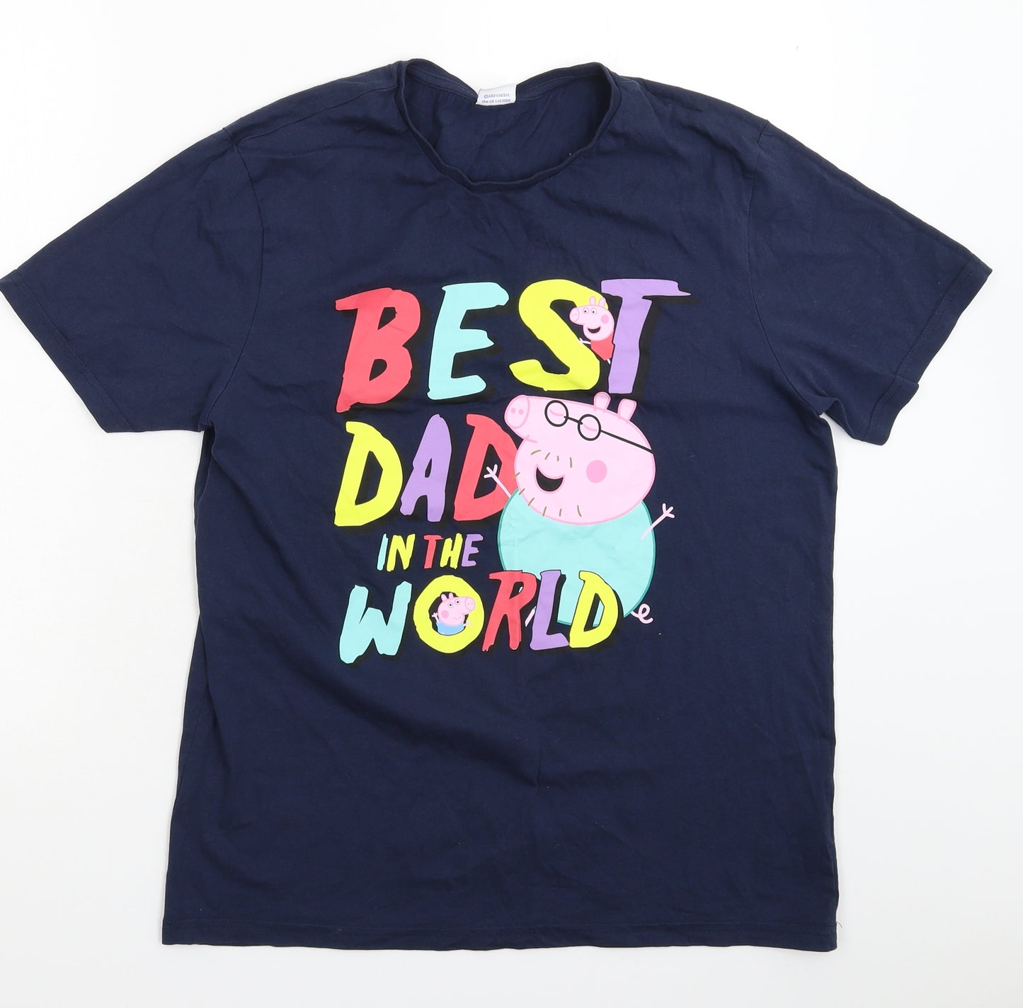 George Mens Blue    T-Shirt Size M  - Peppa Pig