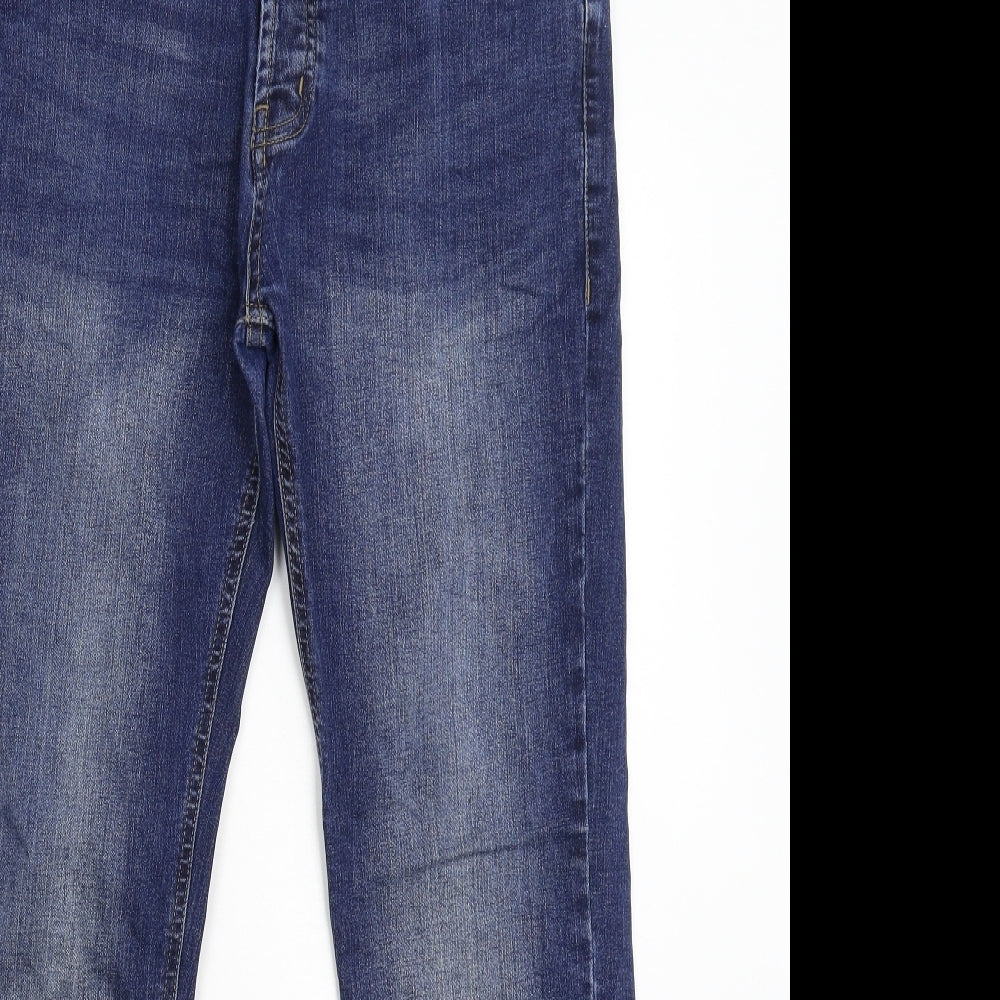 Denim & Co. Mens Blue  Denim Straight Jeans Size 32 L30 in