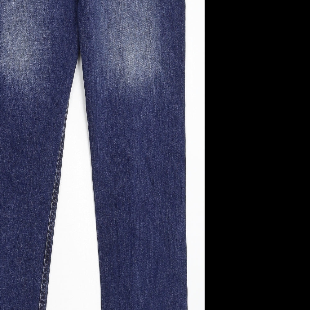 Denim & Co. Mens Blue  Denim Straight Jeans Size 32 L30 in