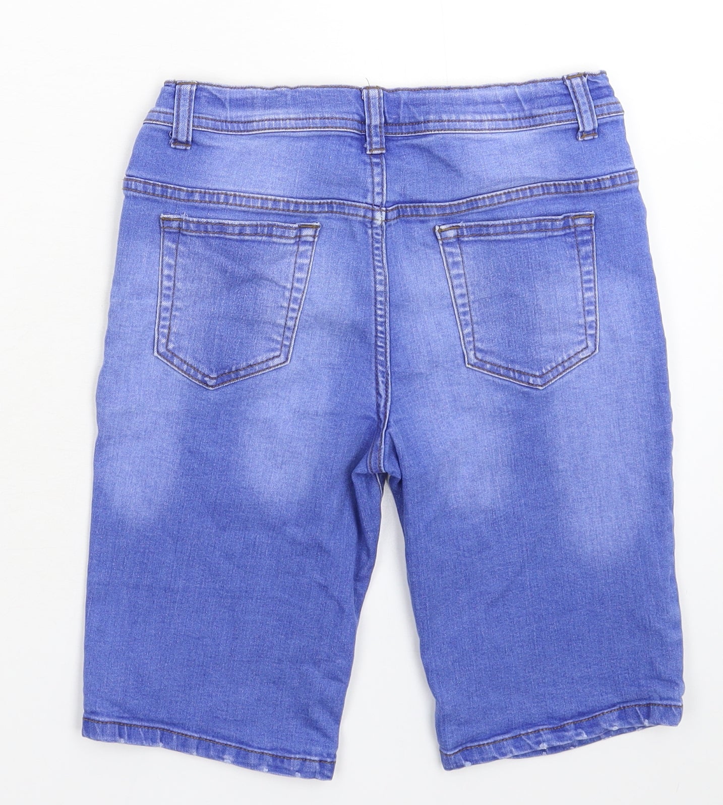 Denim & Co. Boys Blue  Denim Bermuda Shorts Size 11-12 Years