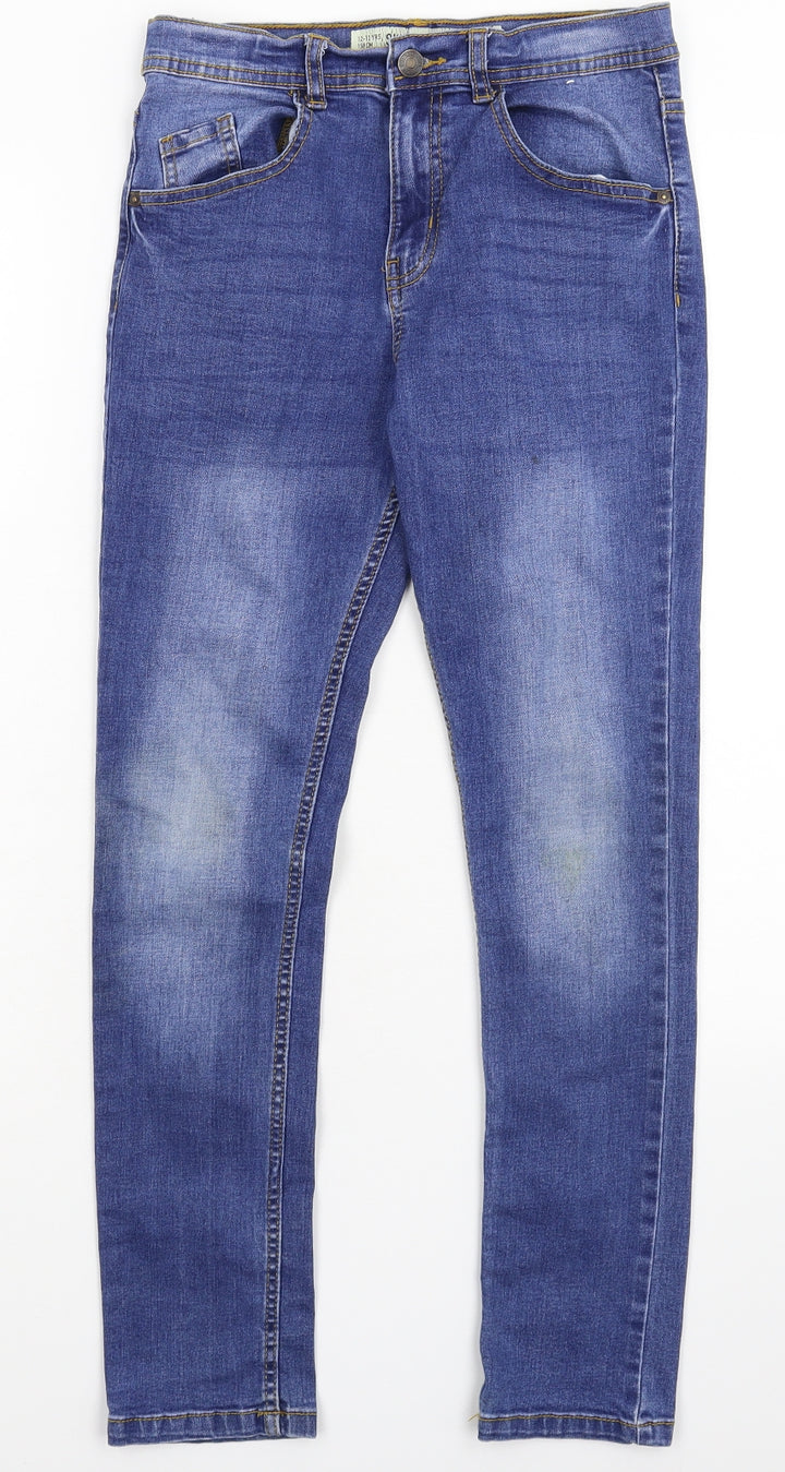 Denim & Co. Girls Blue Denim Skinny Jeans Size 12-13 Years
