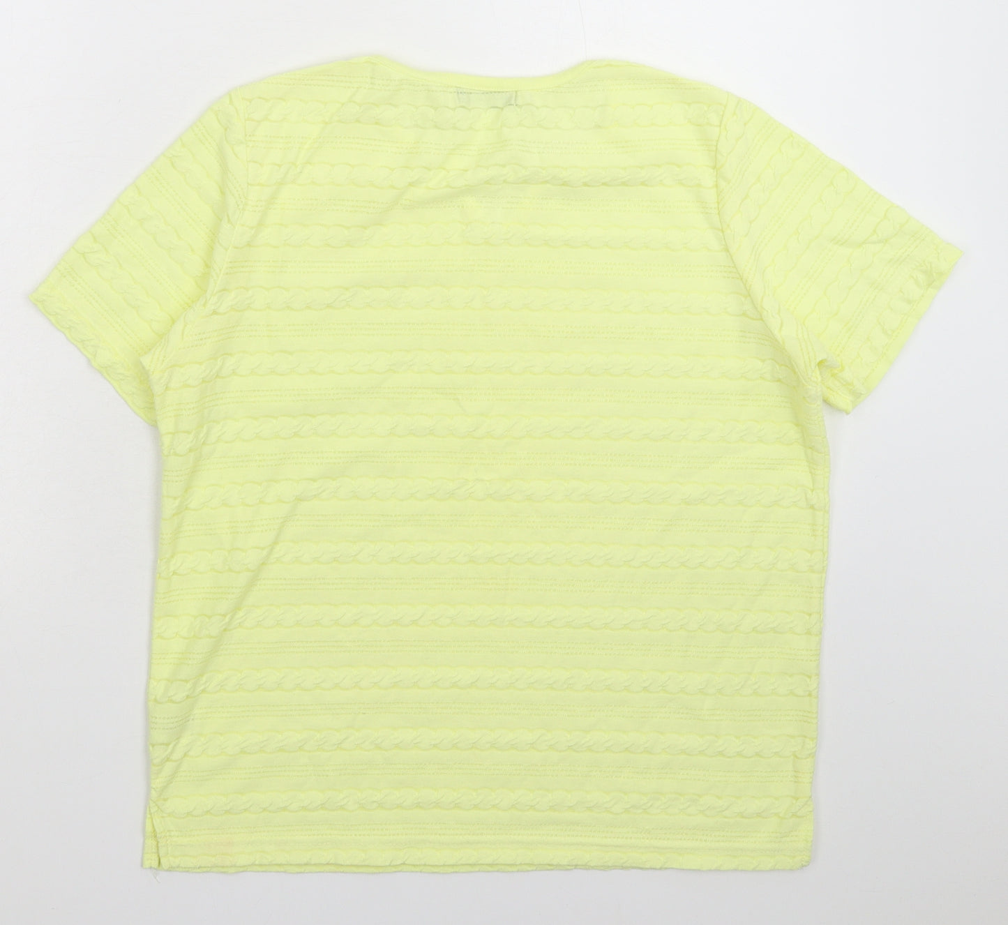 BM Womens Yellow   Basic T-Shirt Size S