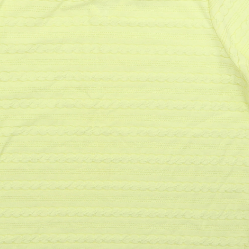 BM Womens Yellow   Basic T-Shirt Size S