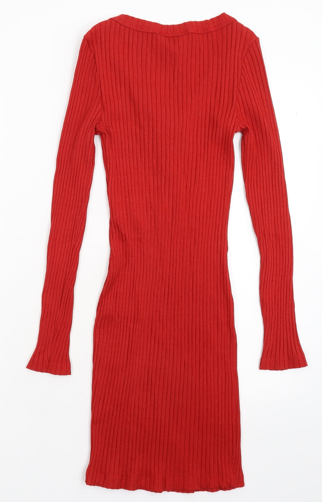 Miss Selfridge Womens Red  Knit Jumper Dress  Size 10