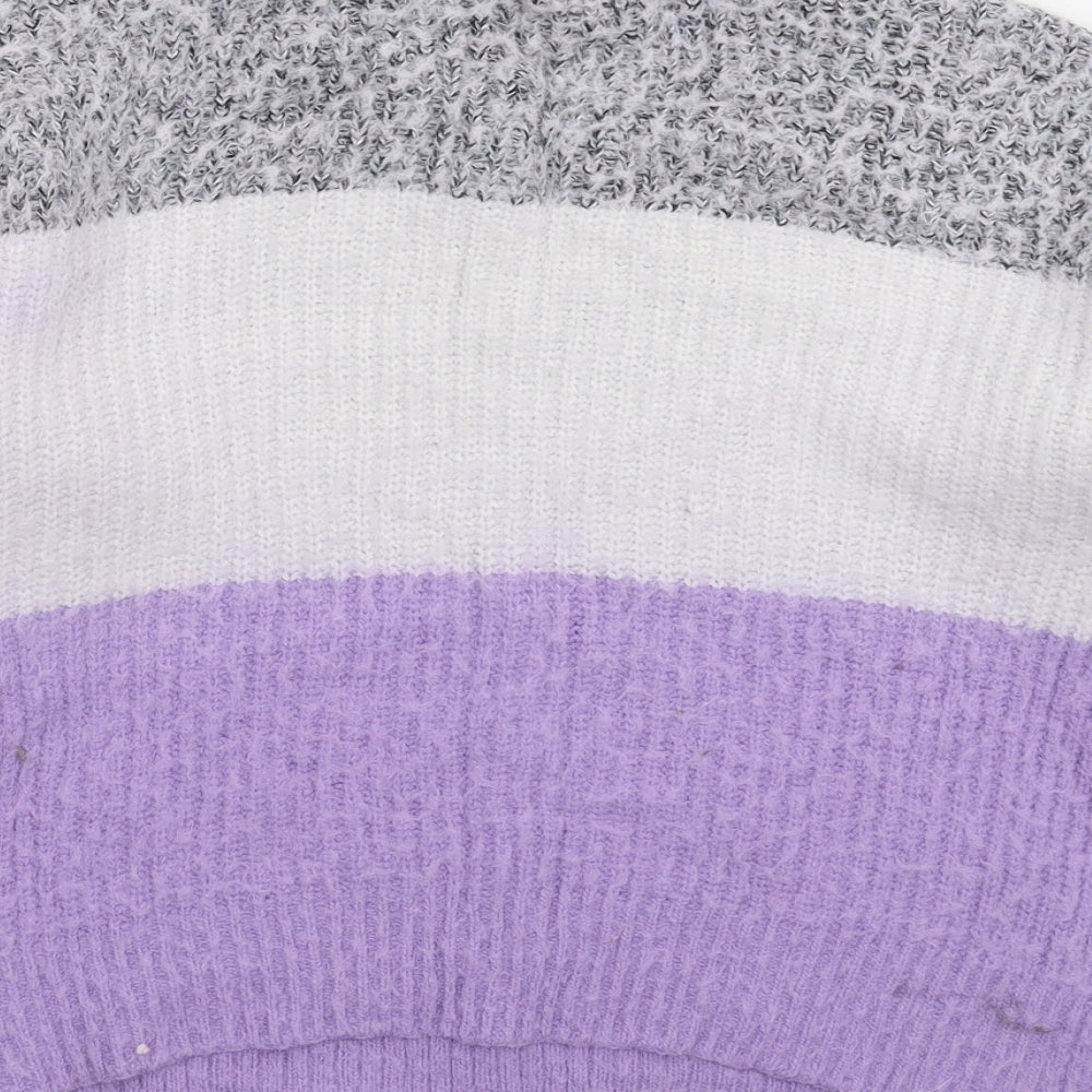 Primark Womens Multicoloured  Knit Pullover Jumper Size 12