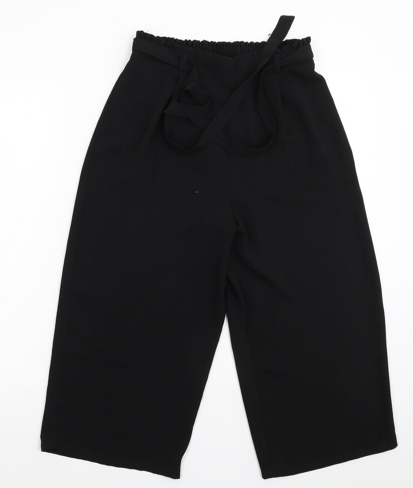 Primark Womens Black   Cropped Trousers Size 8 L20 in