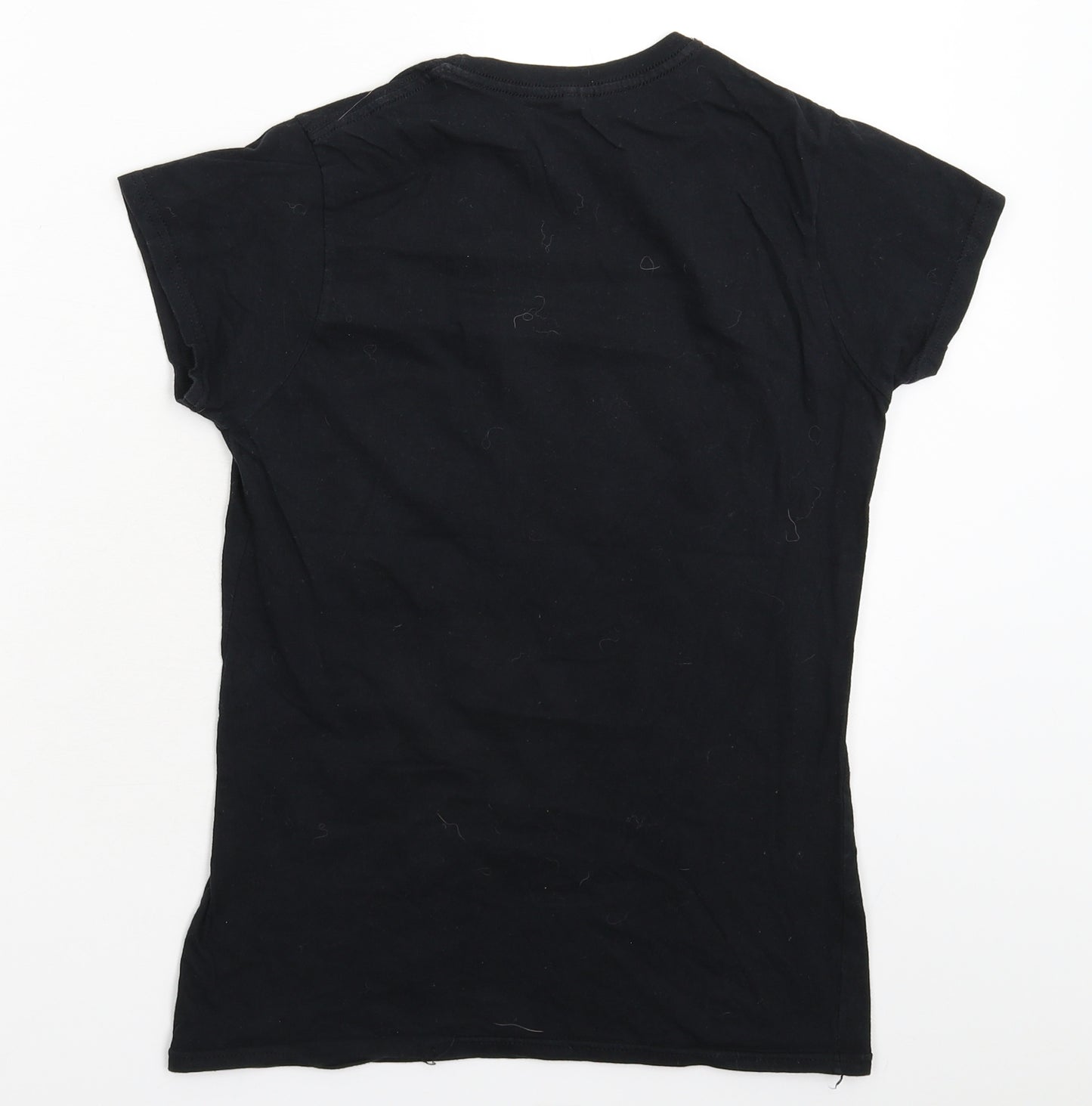 Gildan Womens Black   Basic T-Shirt Size M  - Iron Maiden