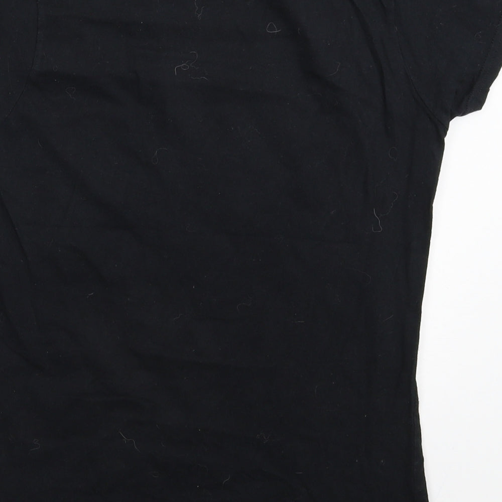 Gildan Womens Black   Basic T-Shirt Size M  - Iron Maiden