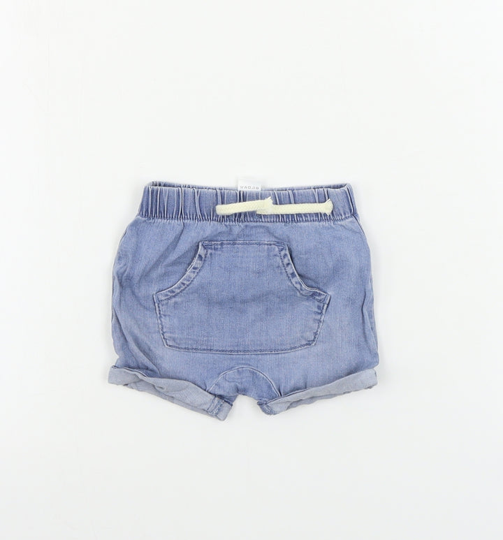 TU Boys Blue   Cargo Trousers Size 0-3 Months