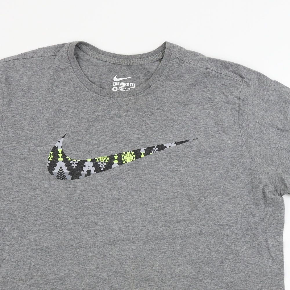 Nike Womens Grey   Basic T-Shirt Size XL