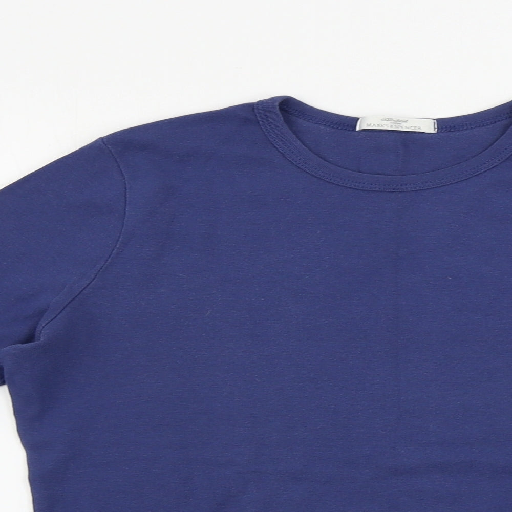 Marks and Spencer  Womens Blue   Basic T-Shirt Size 12