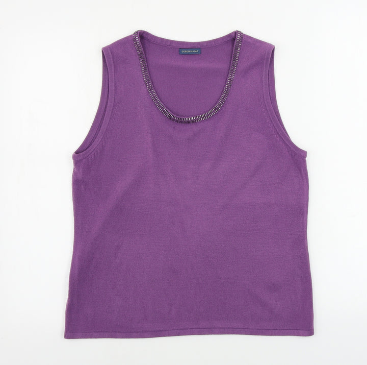 Debenhams  Womens Purple   Pullover Jumper Size 16