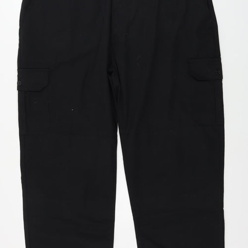 Black Knight  Mens Black   Trousers  Size 42 in L27 in