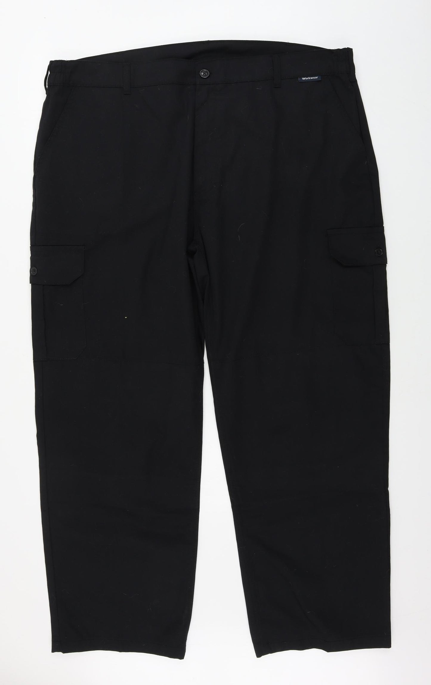 Black Knight  Mens Black   Trousers  Size 42 in L27 in
