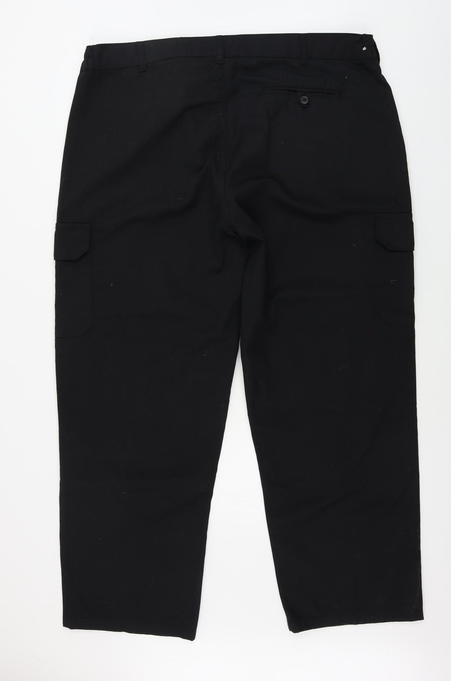 Black Knight  Mens Black   Trousers  Size 42 in L27 in