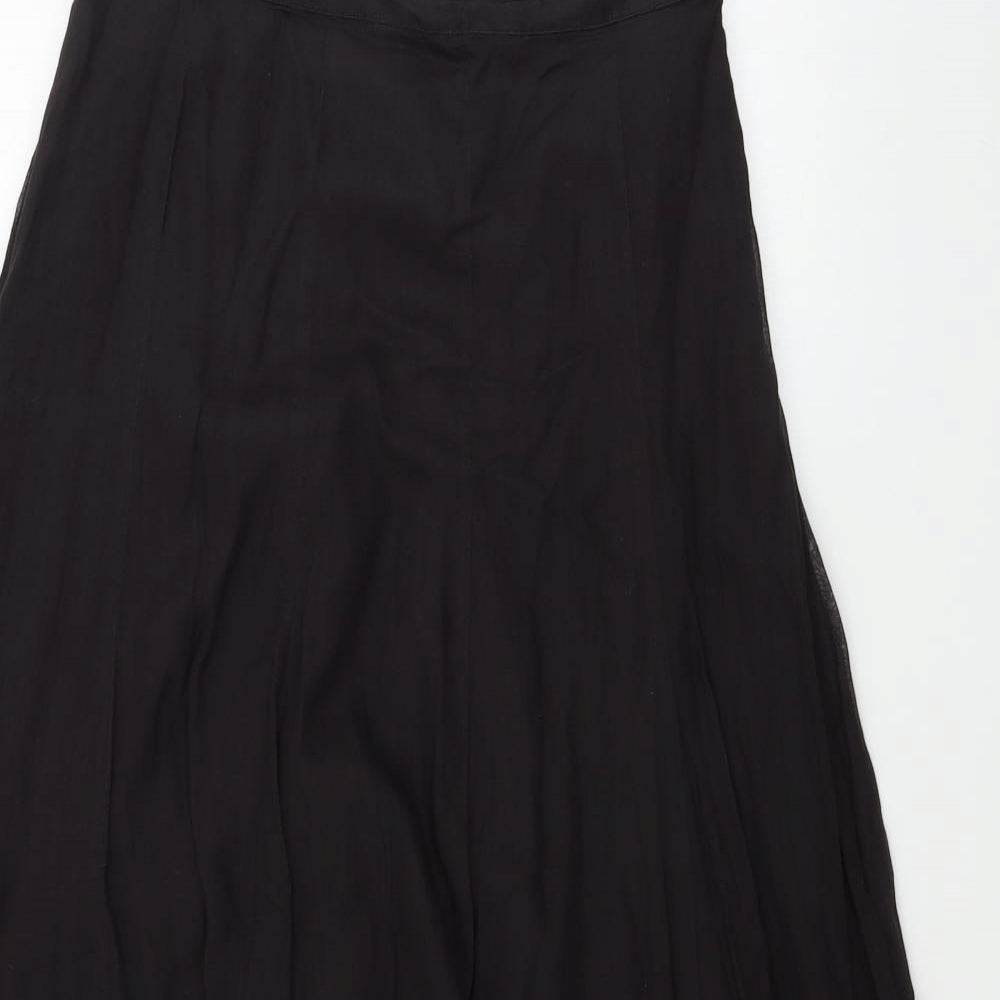 Monsoon Womens Black   A-Line Skirt Size 8