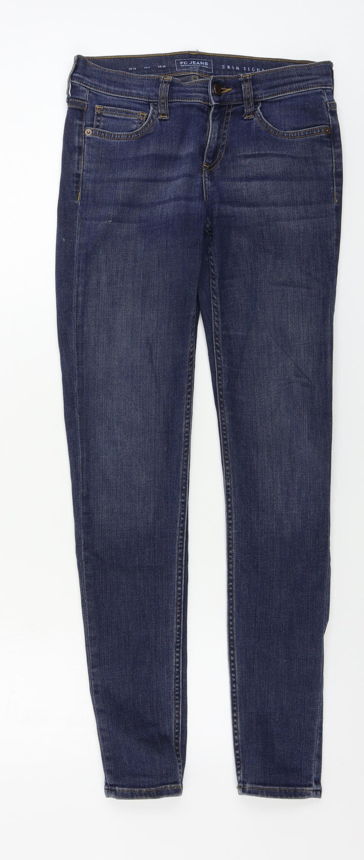 FC Jeans Womens Blue Skinny Jeans Size 28 in L29 in