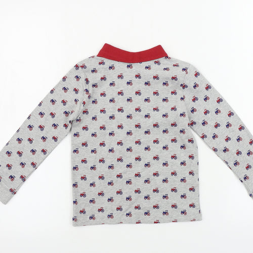 Mini Club Boys Grey   Basic Polo Size 4-5 Years