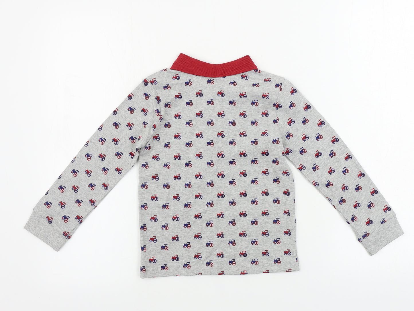 Mini Club Boys Grey   Basic Polo Size 4-5 Years