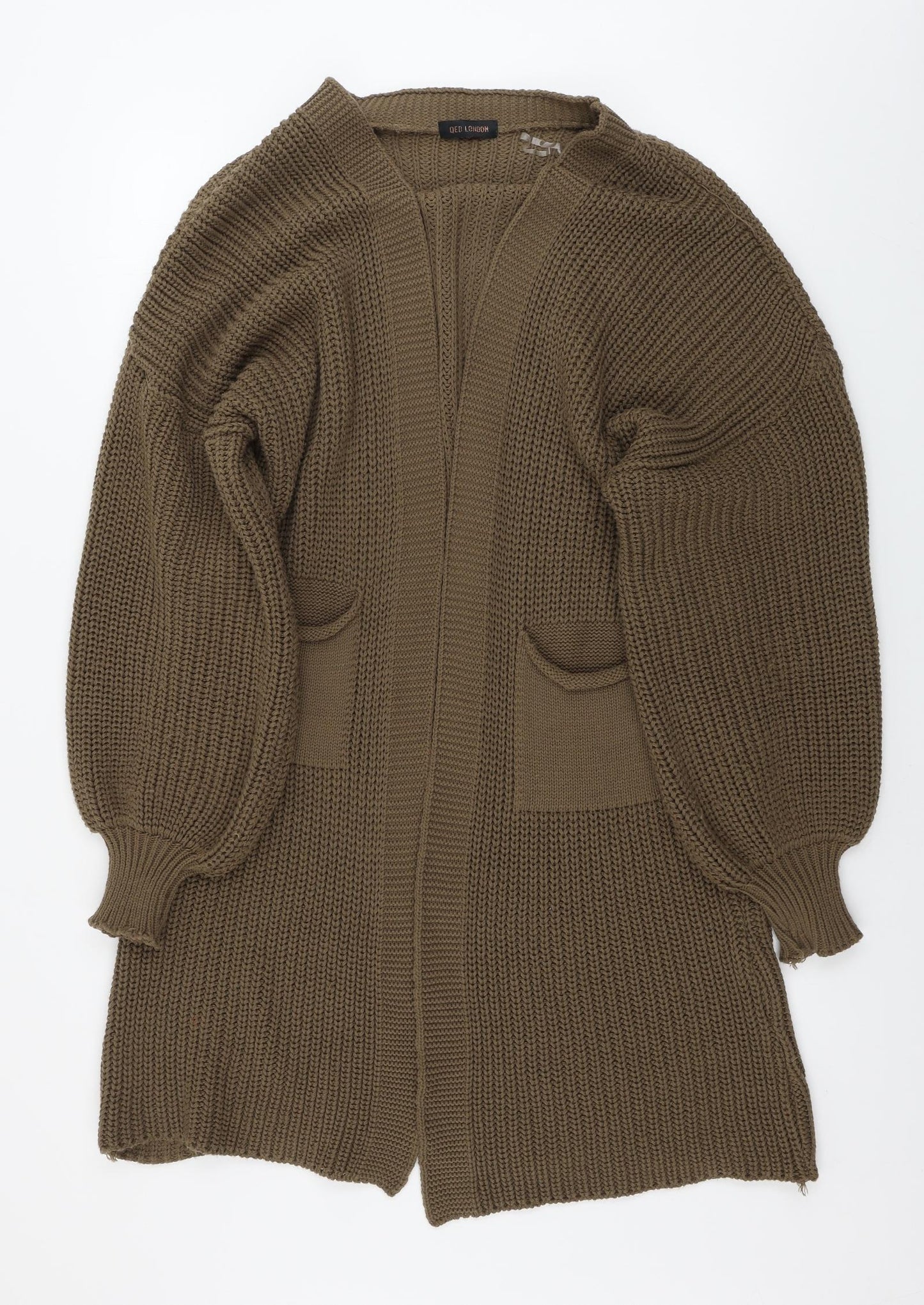 QED London  Womens Brown   Cardigan Jumper Size L