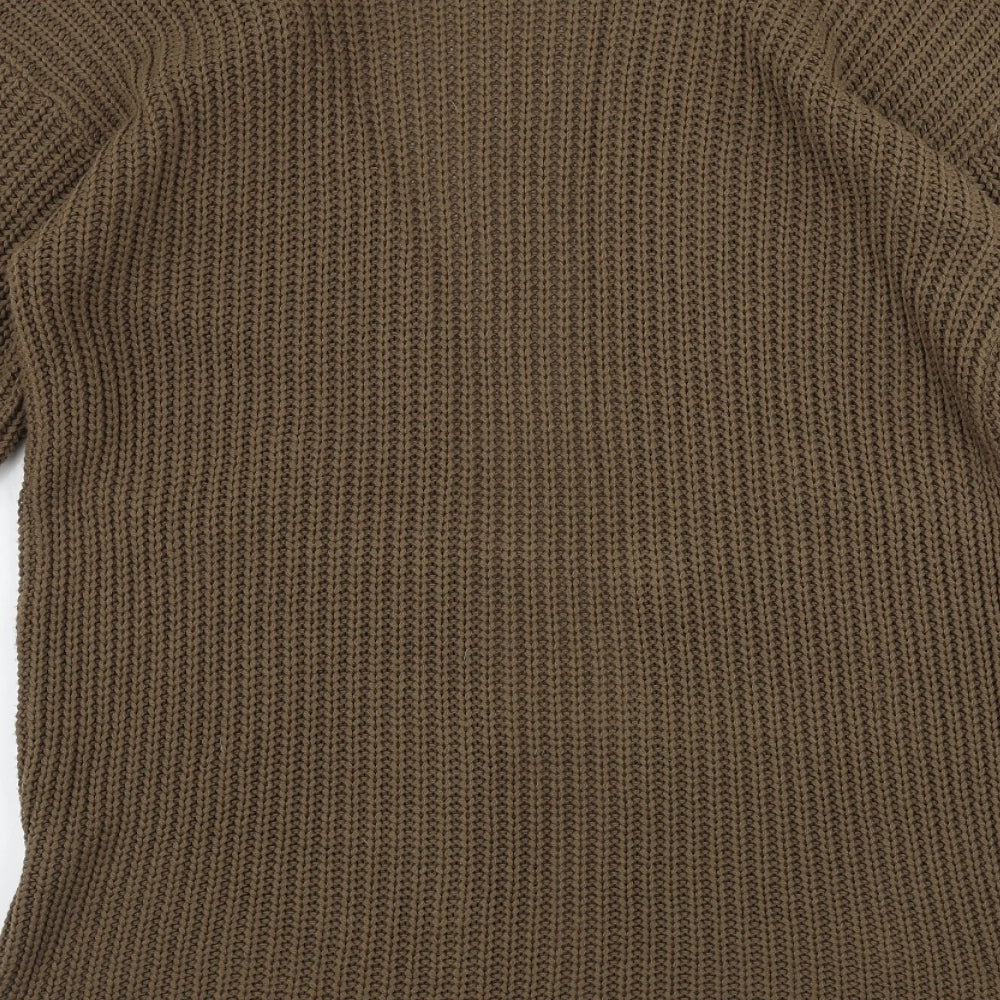 QED London  Womens Brown   Cardigan Jumper Size L
