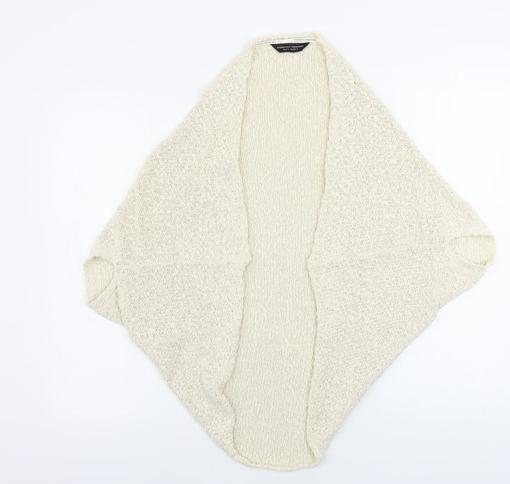Dorothy Perkins Womens Beige Cardigan Jumper Size S