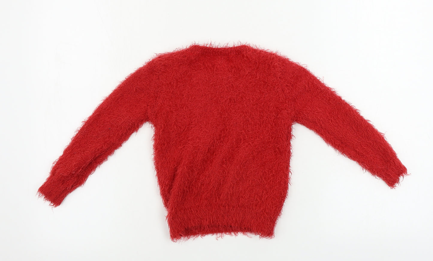 George Boys Red   Pullover Jumper Size 3-4 Years  - Christmas Jumper