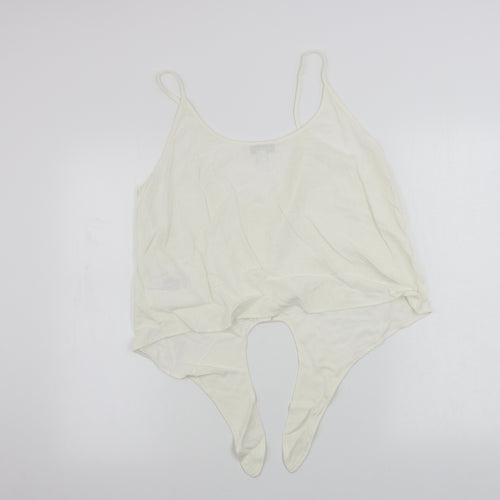 Topshop  Womens Ivory   Basic Tank Size 14