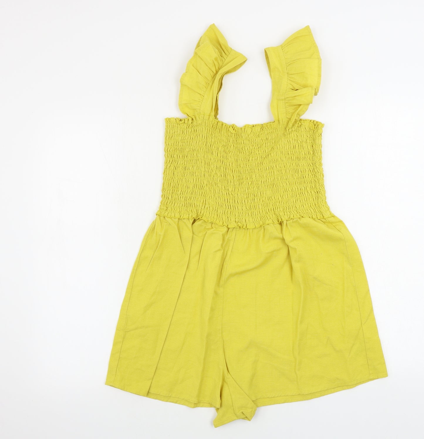 ASOS  Womens Yellow   Jumpsuit One-Piece Size 14