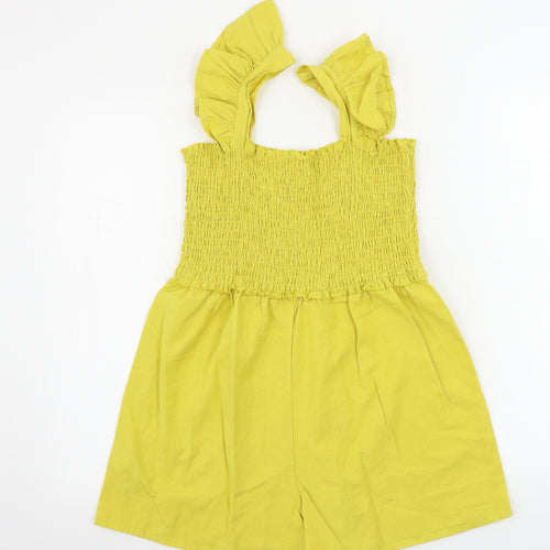 ASOS  Womens Yellow   Jumpsuit One-Piece Size 14