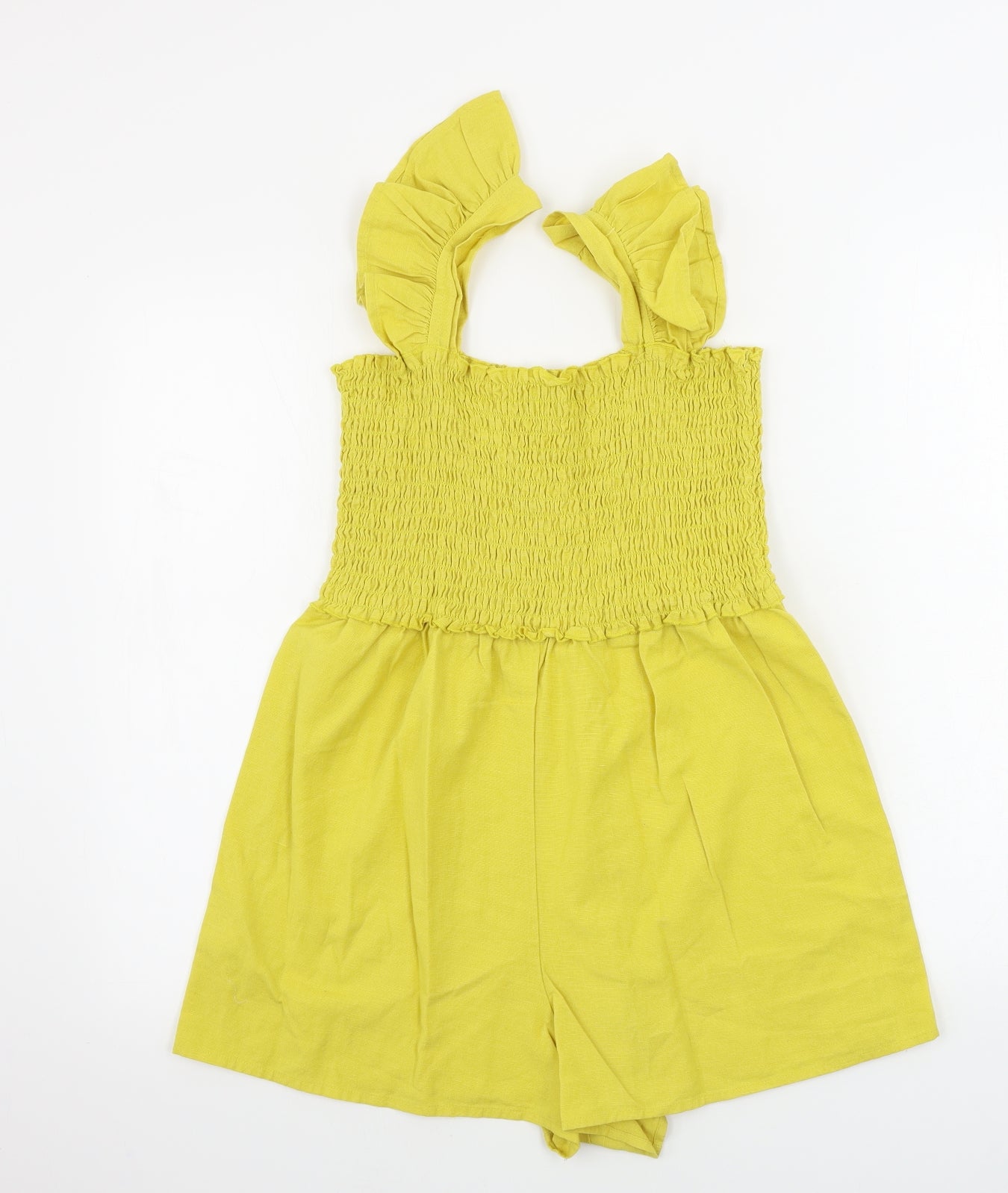 ASOS  Womens Yellow   Jumpsuit One-Piece Size 14