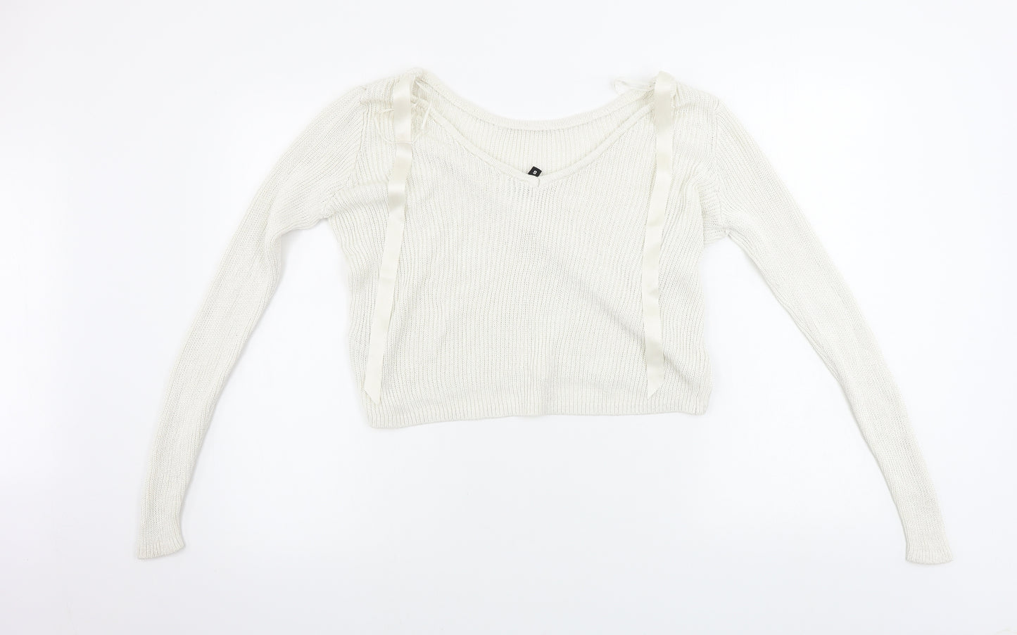 H&M  Womens Ivory   Pullover Jumper Size S
