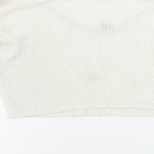 H&M  Womens Ivory   Pullover Jumper Size S
