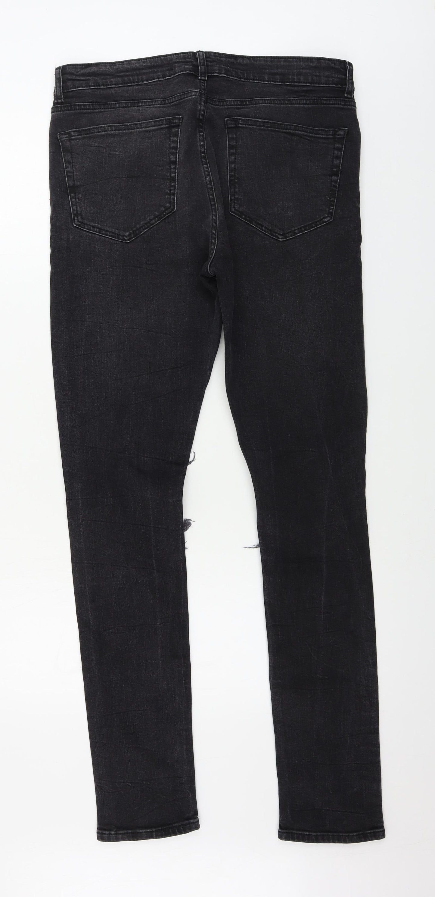 New Look  Mens Black   Skinny Jeans Size 34 in L34 in