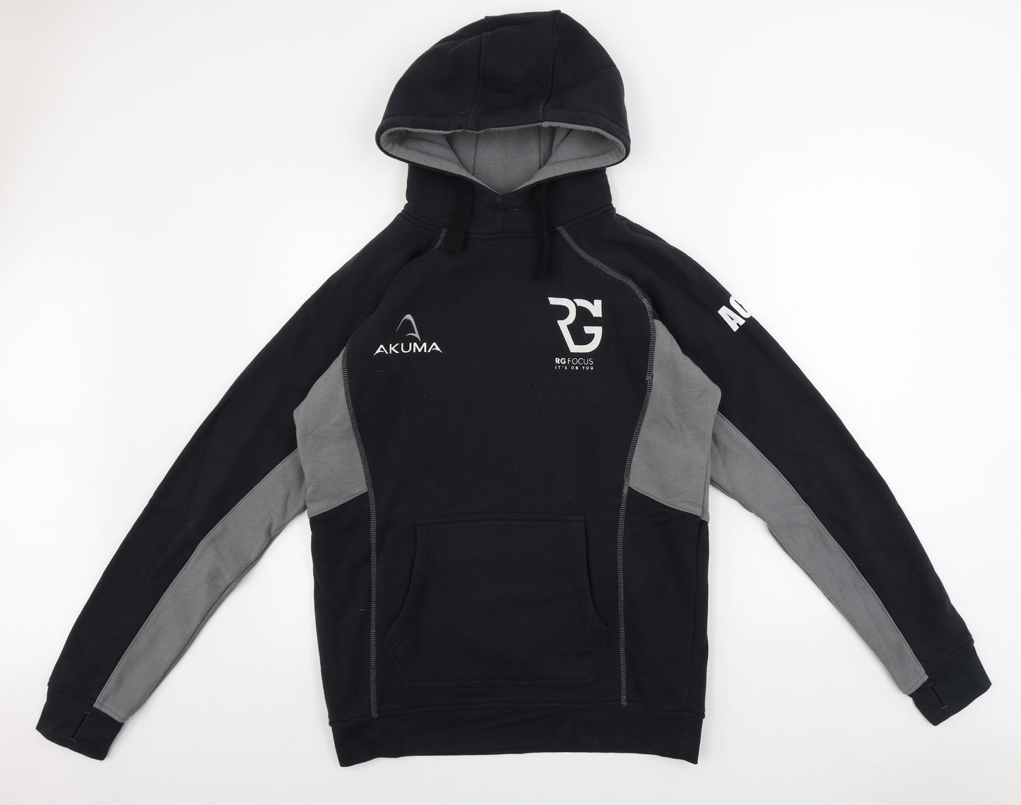 Akuma Mens Black   Pullover Hoodie Size XL