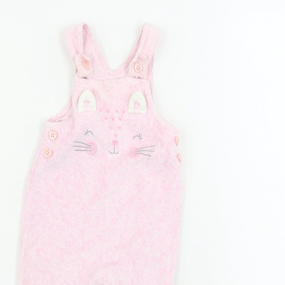 George  Boys Pink   Babygrow One-Piece Size 3-6 Months