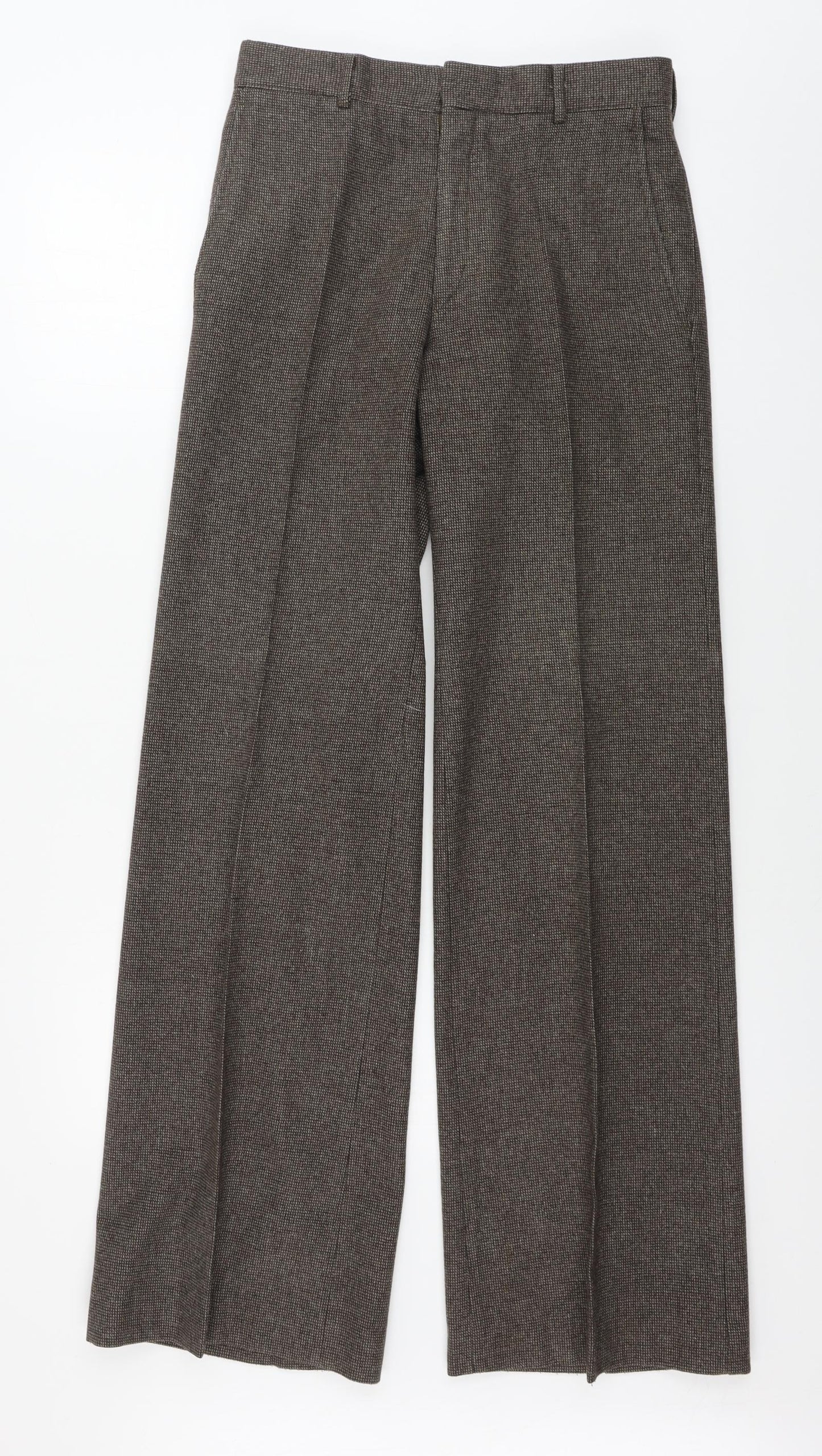 Preworn  Womens Brown Paisley  Trousers  Size 28 in L31 in