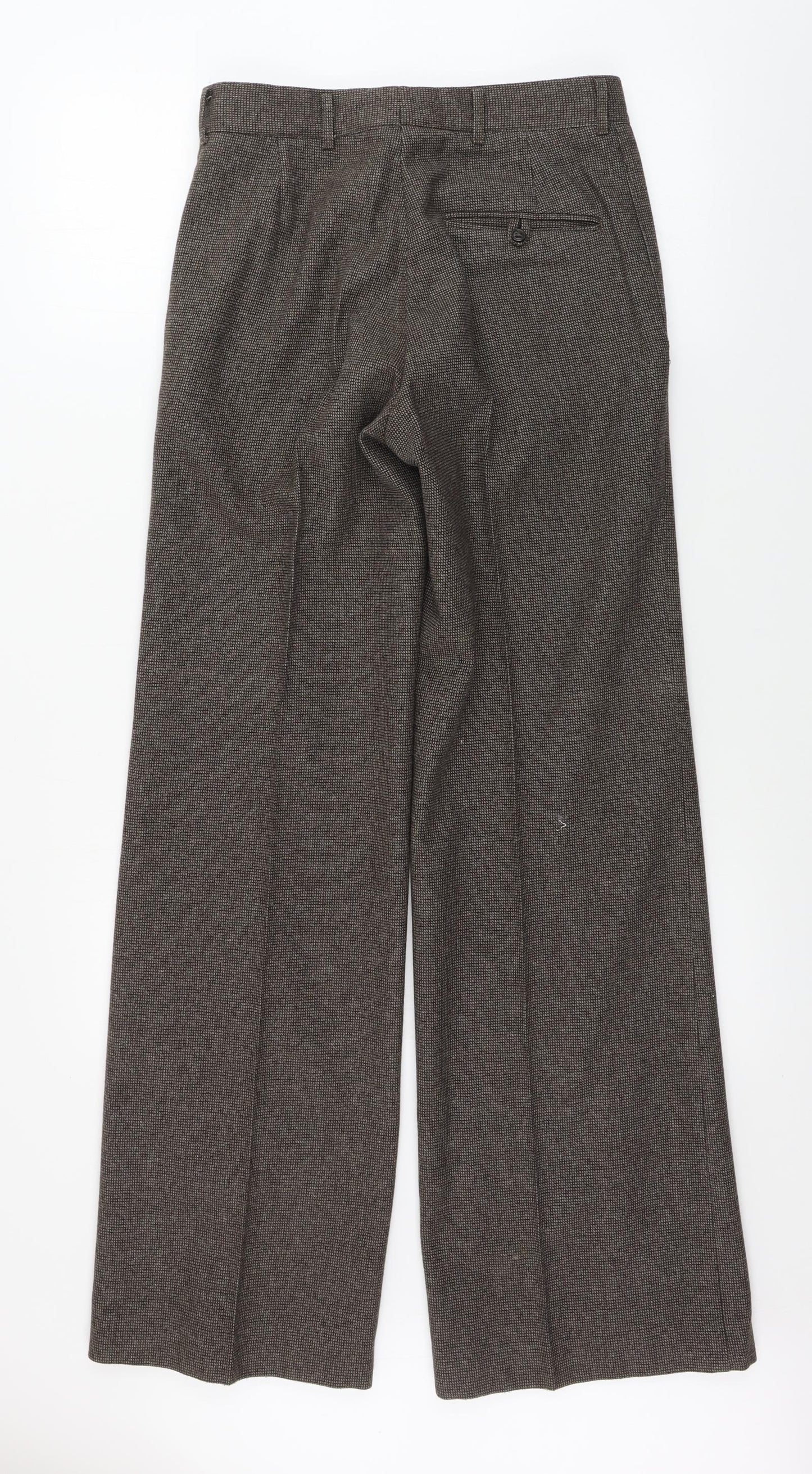 Preworn  Womens Brown Paisley  Trousers  Size 28 in L31 in