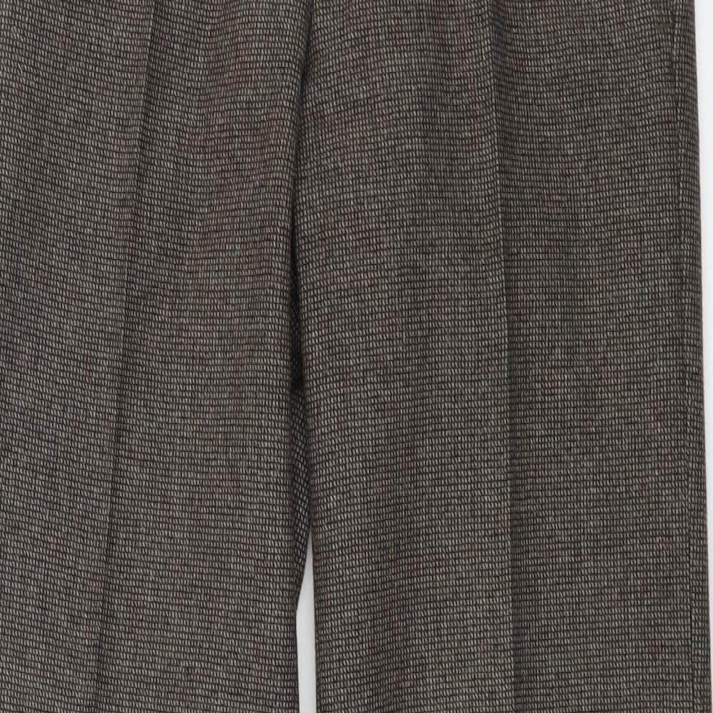Preworn  Womens Brown Paisley  Trousers  Size 28 in L31 in