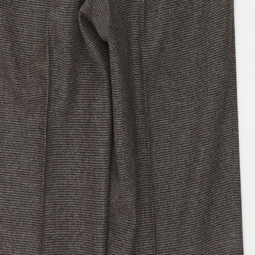 Preworn  Womens Brown Paisley  Trousers  Size 28 in L31 in