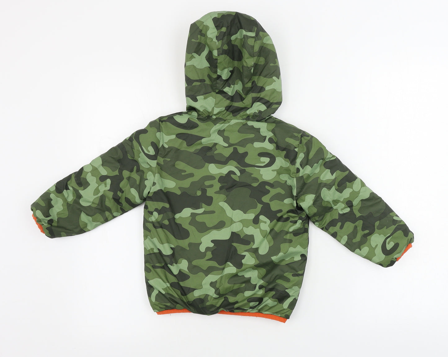 George  Boys Green Camouflage  Jacket Coat Size 2-3 Years