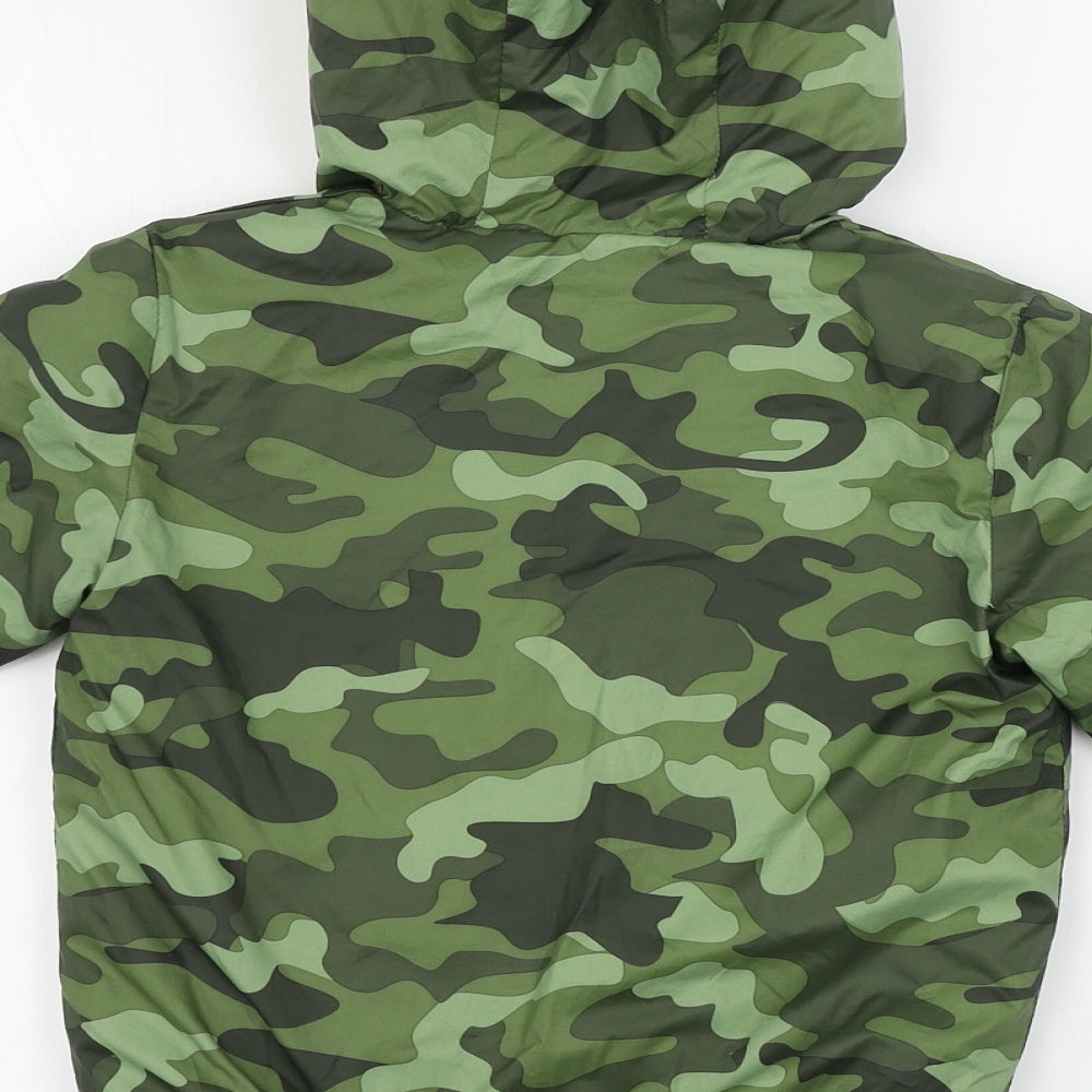 George  Boys Green Camouflage  Jacket Coat Size 2-3 Years