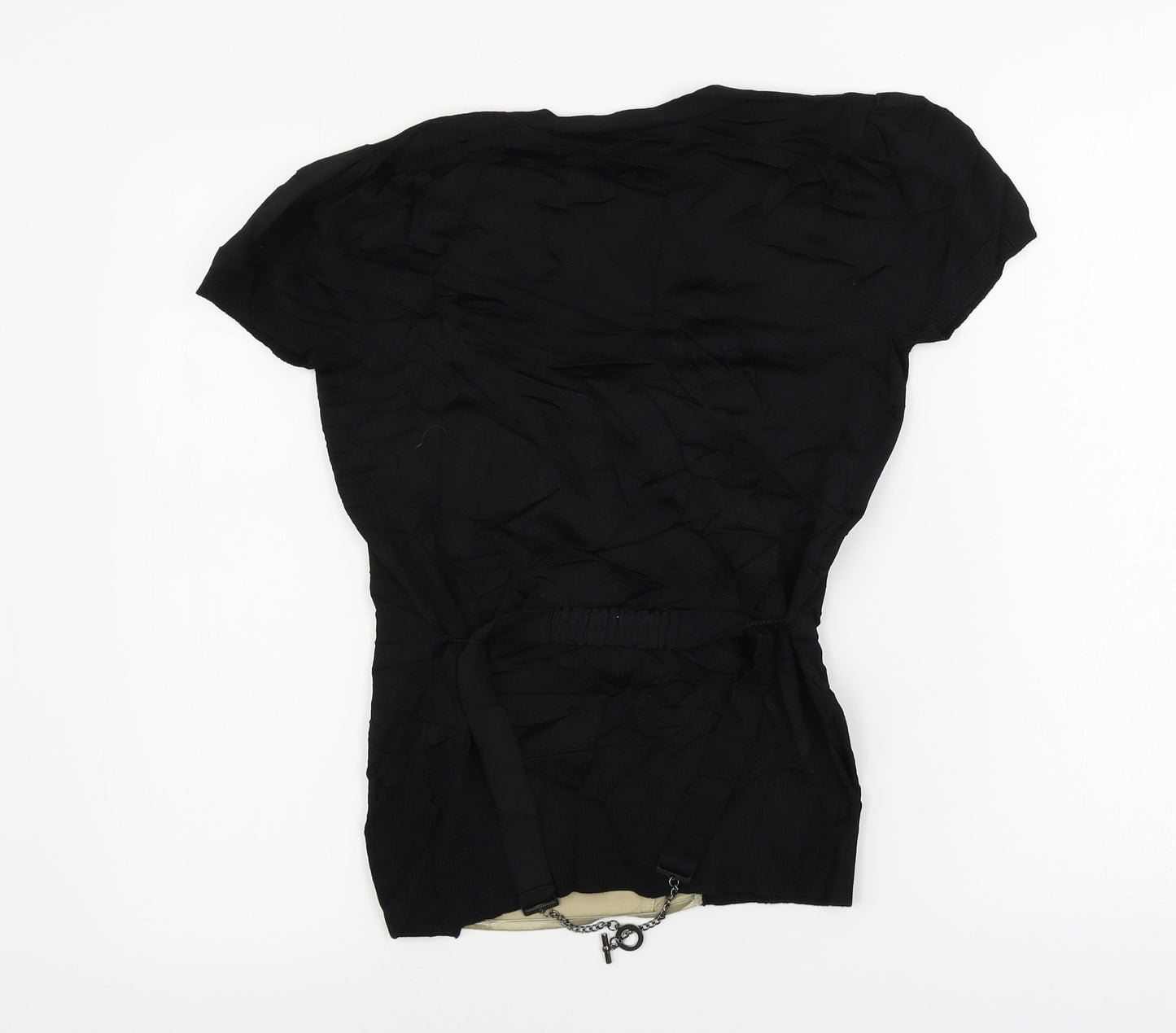 Julien Macdonald Womens Black   Basic T-Shirt Size 10