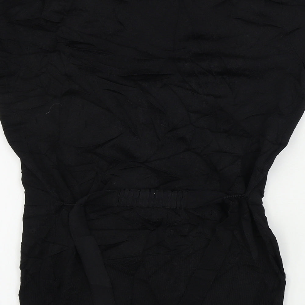 Julien Macdonald Womens Black   Basic T-Shirt Size 10
