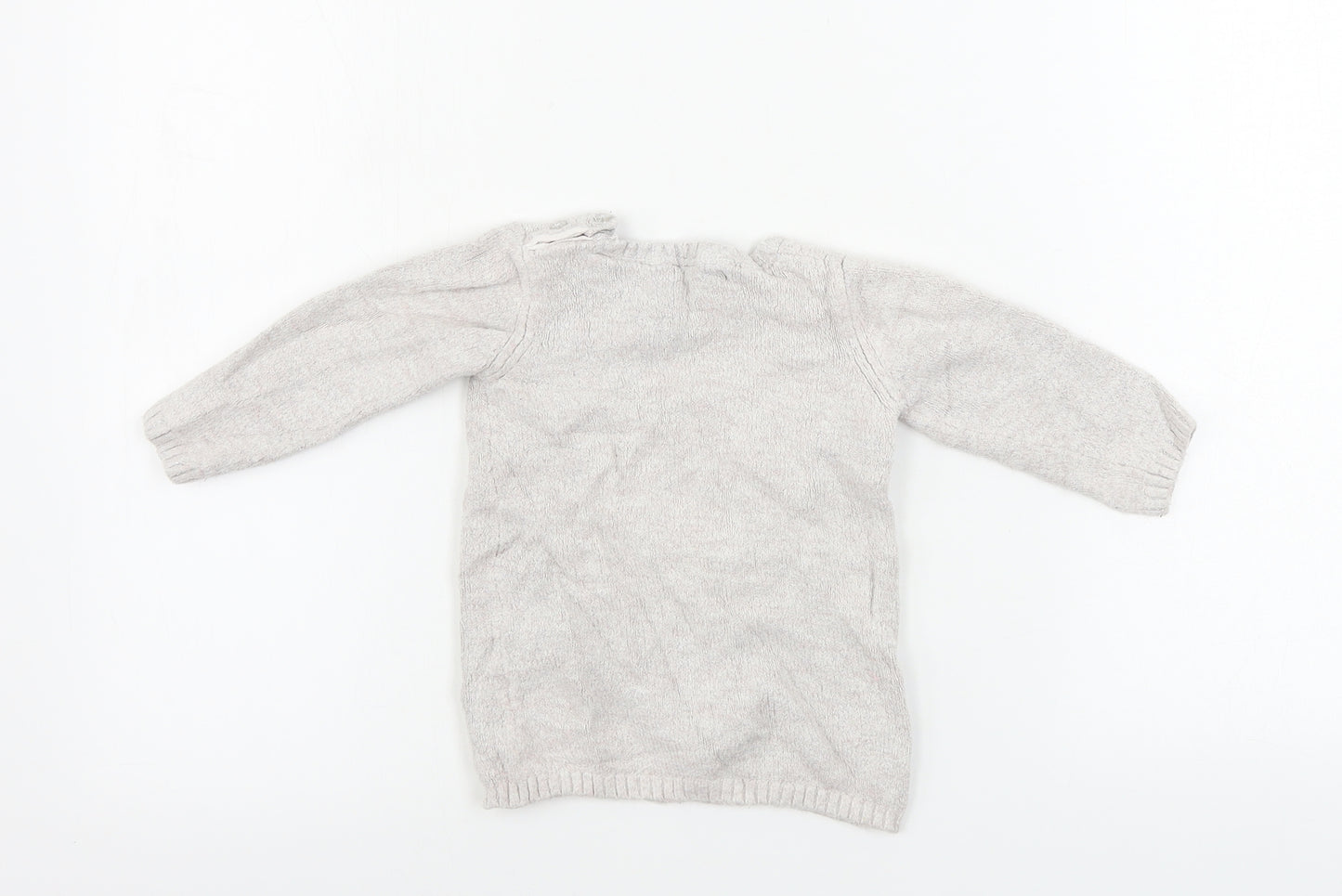 Primark Girls Grey   Pullover Jumper Size 12-18 Months