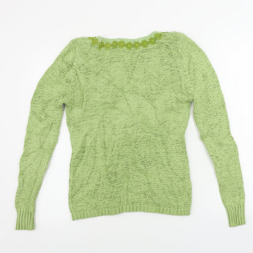 Tweeds Womens Green   Pullover Jumper Size M
