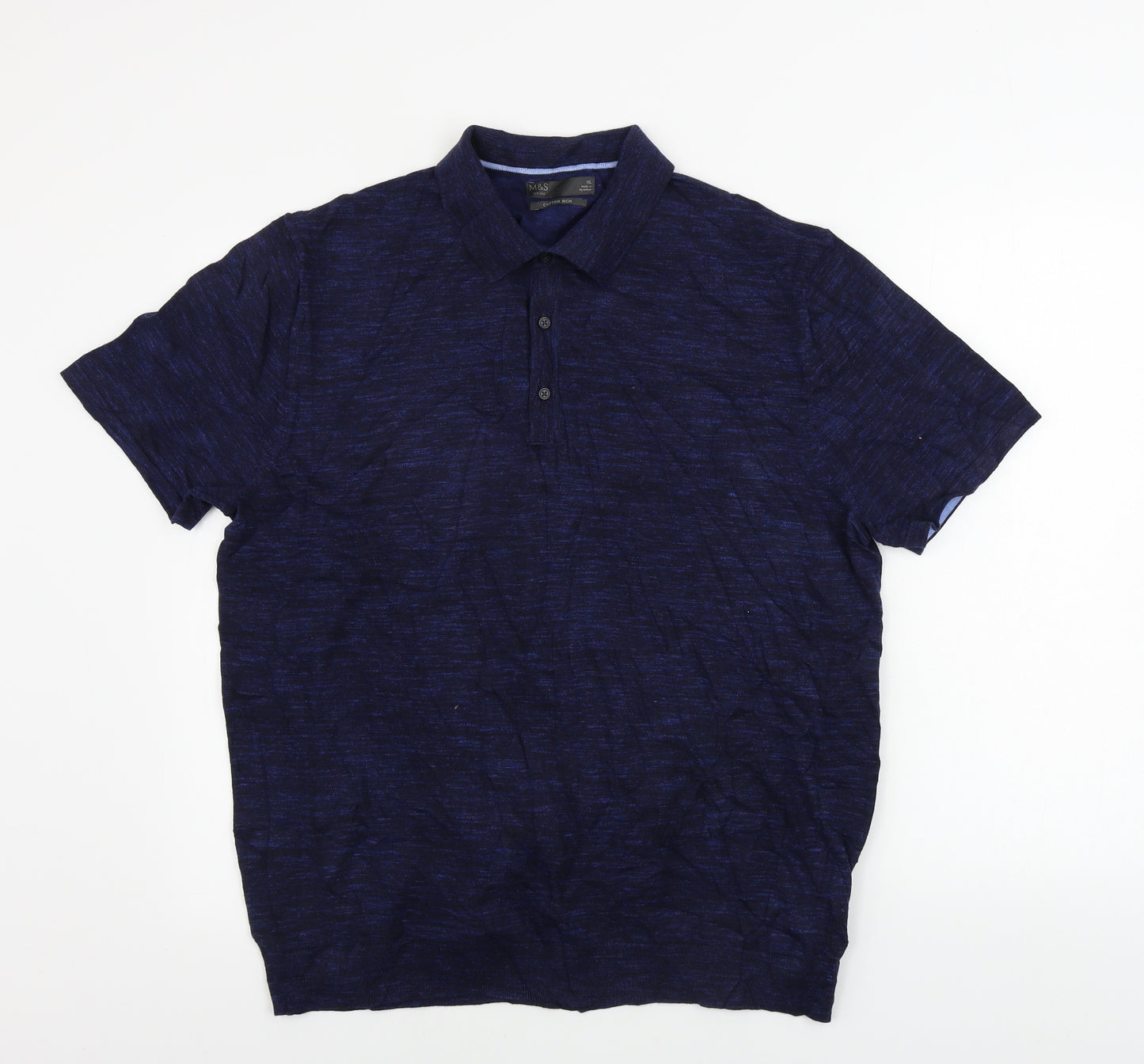Marks and Spencer  Mens Blue    Polo Size XL